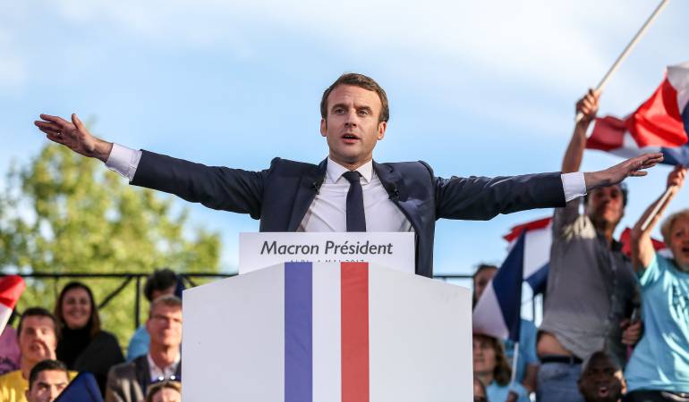 Emmanuel Macron, candidato para la presidencia en Fracia 2017