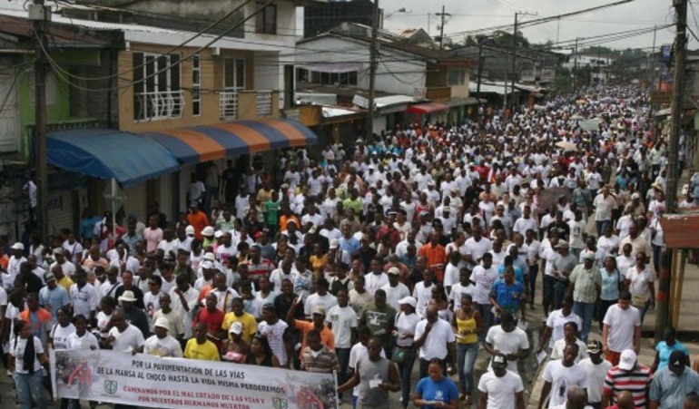 Paro Chocó: Chocó ratifica llamado a paro cívico