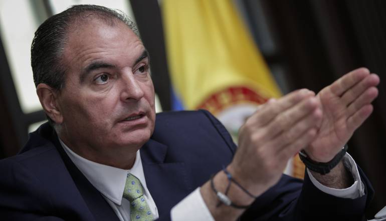 Ministro de Agricultura, Aurelio Iragorri.