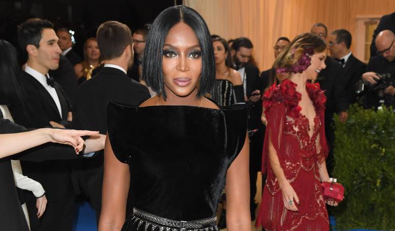 La famosa modelo de los 90 Naomi Campbell.