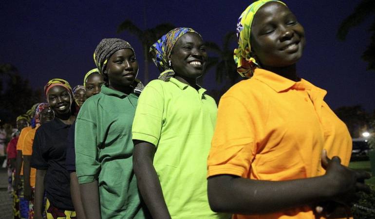 Las chicas Chibok liberadas tendrán que participar en un programa de rehabilitación del gobierno.