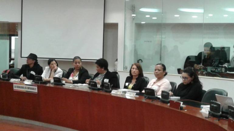 Trabajadoras sexuales: Trabajadoras sexuales llegaron al Congreso de la República