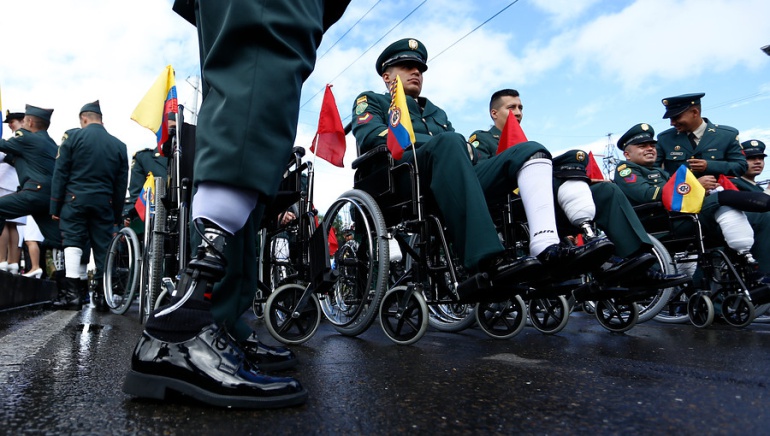 Militares colombianos discapacitados retoman vida laboral con ayuda española
