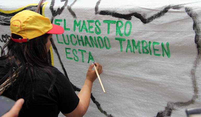 Protestas de profesores