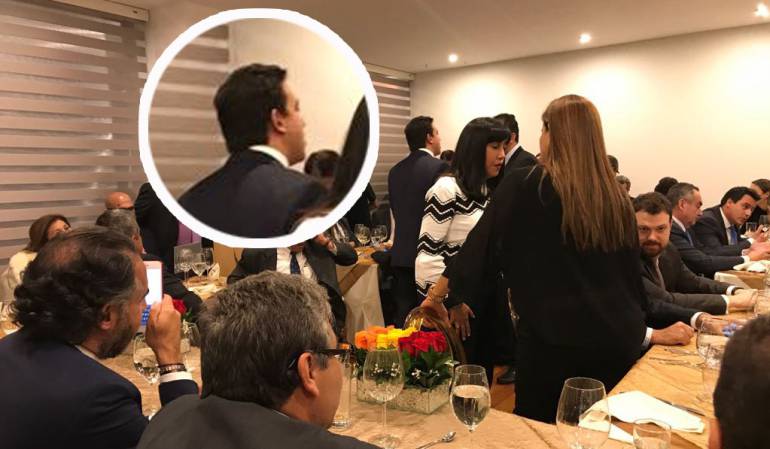CNE en reunión política con Santos: Polémica por presencia del presidente del CNE en reunión política con Santos