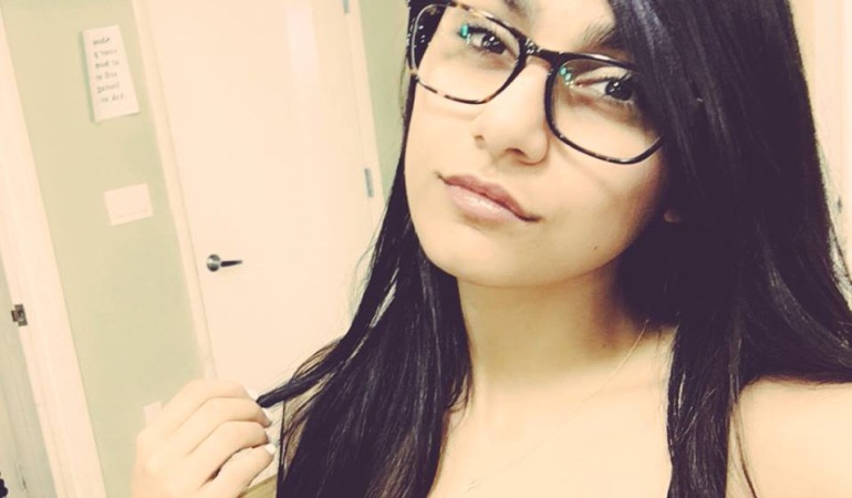 La exactriz porno Mia Khalifa.