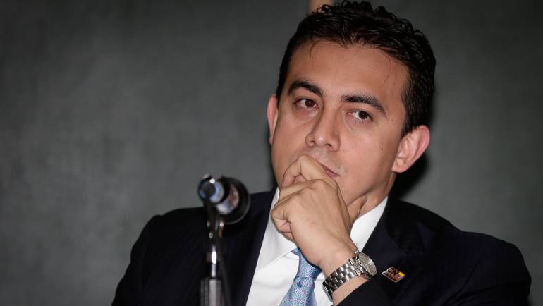 Alexander Vega Rocha, presidente del Consejo Nacional Electoral.