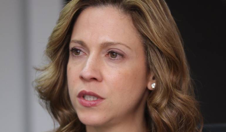 Ministra de Comercio, María Claudia Lacouture.
