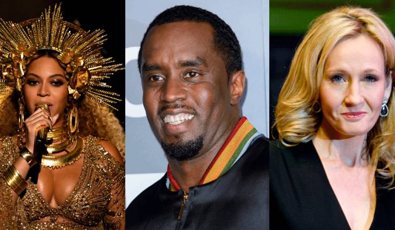 La cantante Beyonce y la escritora JK Rowling son las únicas mujeres entre las 10 personas que más ganaron en 2016.