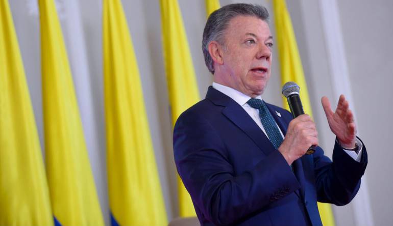 Presidente de Colombia, Juan Manuel Santos.