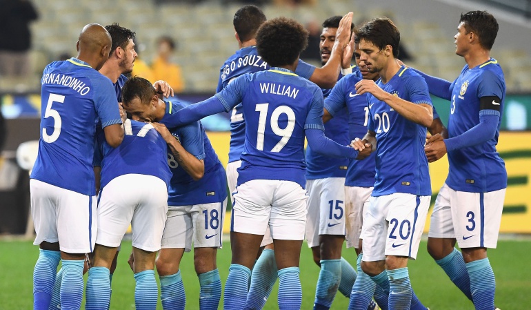 Fútbol amistosos: Contundente y con suplentes, Brasil golea 0-4 a Australia