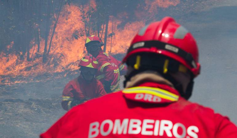 Incendio forestal en Portugal