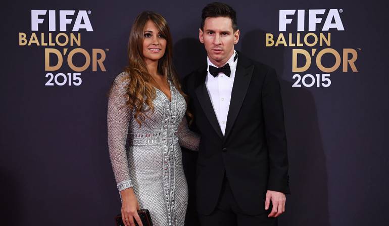 Antonela Roccuzzo y Lionel Messi
