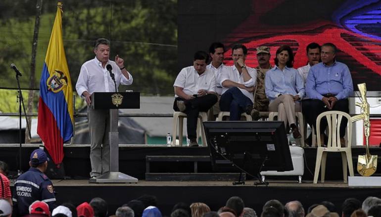 Presidente de Colombia, Juan Manuel Santos.