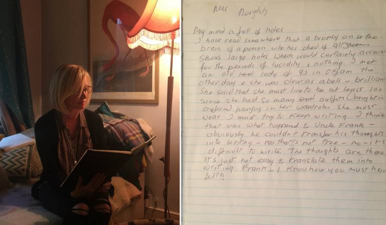 Cate Latto descubrió el diario de su madre.