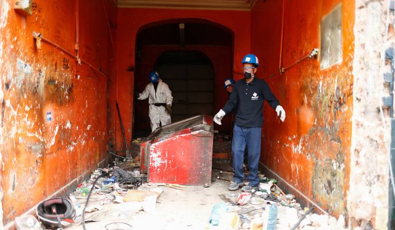 Ollas de microtráfico: La policía demolió 55 inmuebles que eran utilizados como ollas de microtráfico