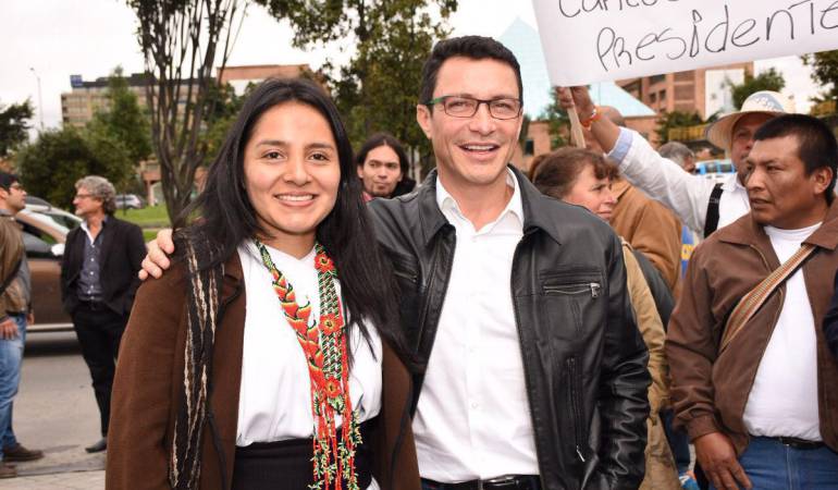 Ati Quigua y Carlos Caicedo.