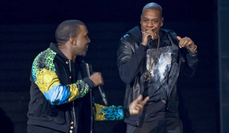 Kanye West y Jay Z durante una actuación conjunta hace unos años