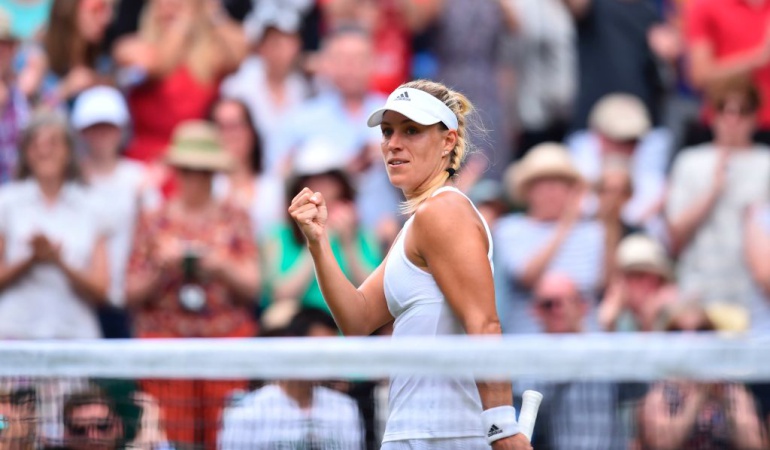 Angelique Kerber Falconi Wimbledon: Angelique Kerber se estrena en Wimbledon con victoria sobre Falconi