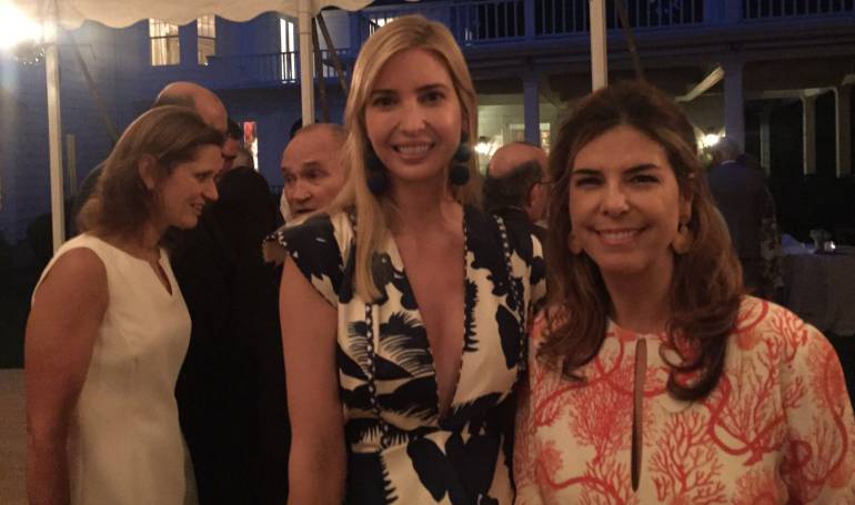 Ivanka Trump y María Isabel Nieto.