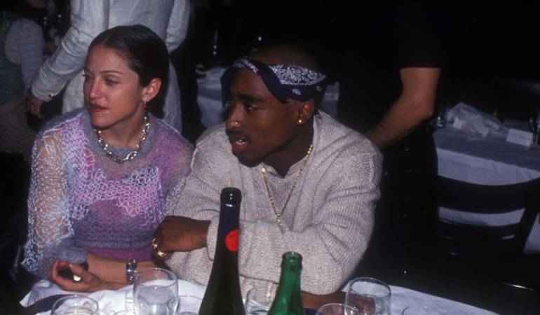 Madonna y Tupac Shakur