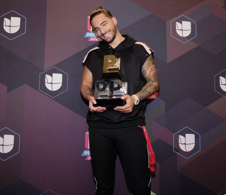 Maluma, el máximo ganador de los Premios Juventud