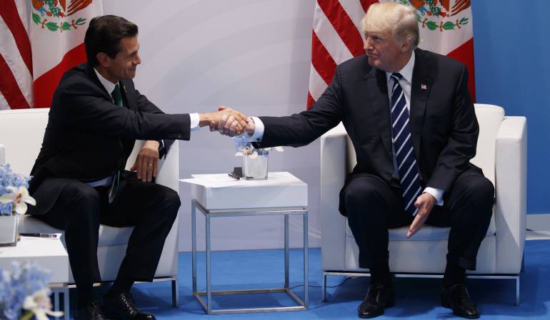 Cumbre G20: Ustedes van a pagar por el muro: Trump a presidente de México