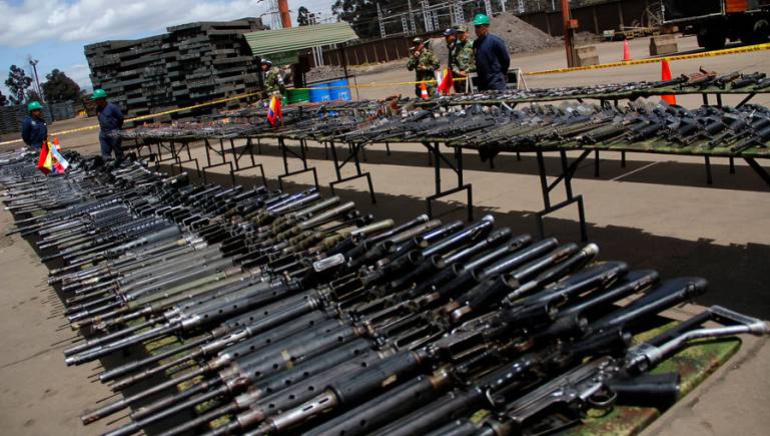Hasta la fecha, la ONU ha destruido 94 caletas de las Farc Hasta la fecha, la ONU ha destruido 94 caletas de las Farc