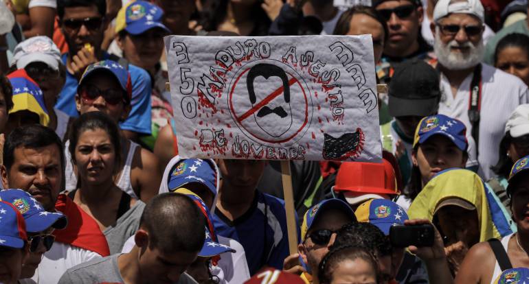 Protestas contra Maduro