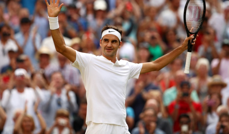 Federer Wimbledon: Federer se instala en cuartos de final de Wimbledon sin ceder un solo set