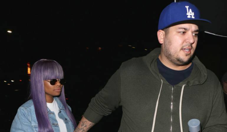 Blac Chyna y Rob Kardashian.