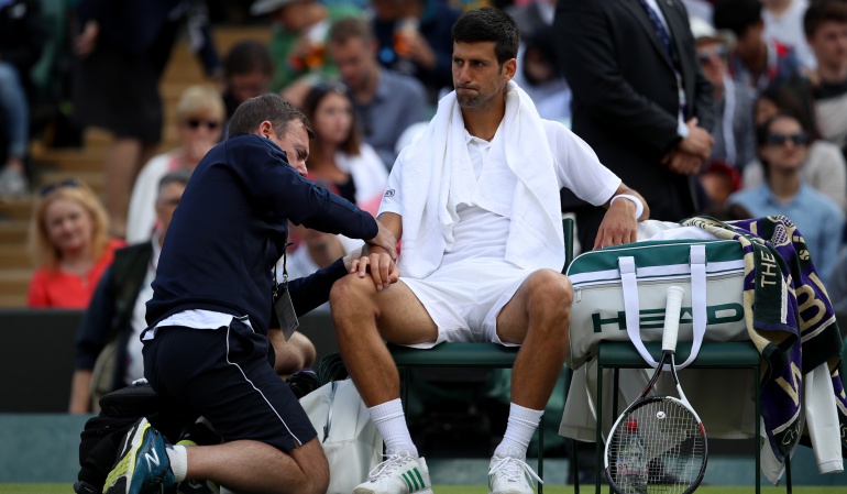 Tenis Wimbledon: Djokovic se retira de Wimbledon y pierde la chance de ser número uno