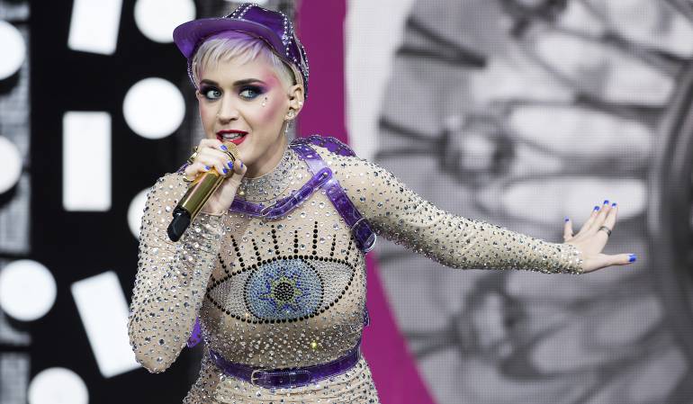 Katty Perry en el Glastonbury music festival