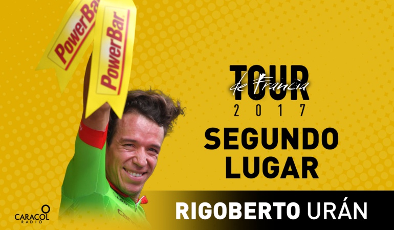 Rigoberto Urán, subcampeón del Tour de Francia: Rigoberto Urán, subcampeón del Tour de Francia