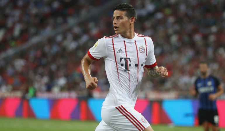 James Rodríguez Bayern: Por la titular: James Rodríguez se la juega en la Audi Cup