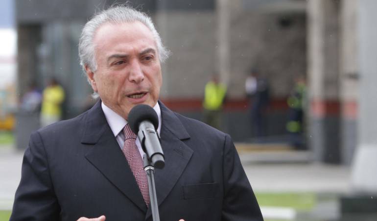 Investigación contra Temer en Brasil por corrupción: El Congreso brasileño decidirá mañana si Temer será enjuiciado por corrupción