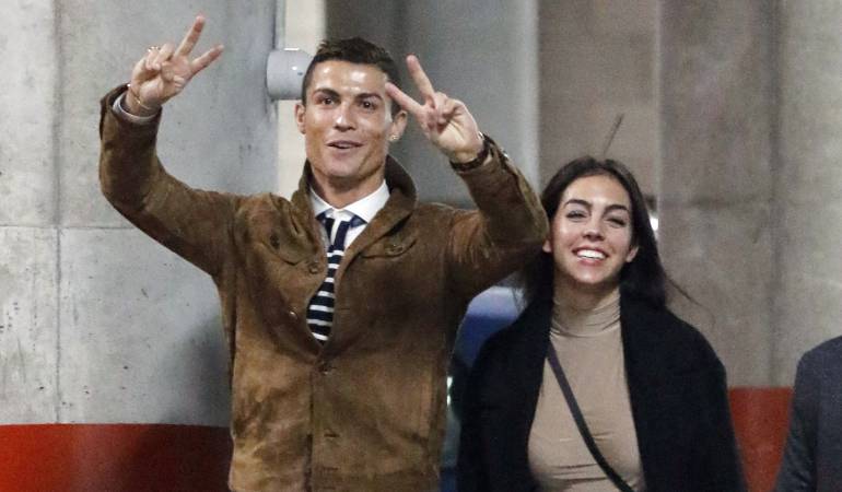 Georgina Rodríguez y Cristiano Ronaldo.