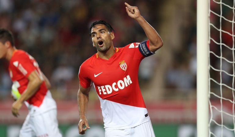 Futbolistas colombianos: Con gol de Falcao, Mónaco gana en su debut por Liga de Francia
