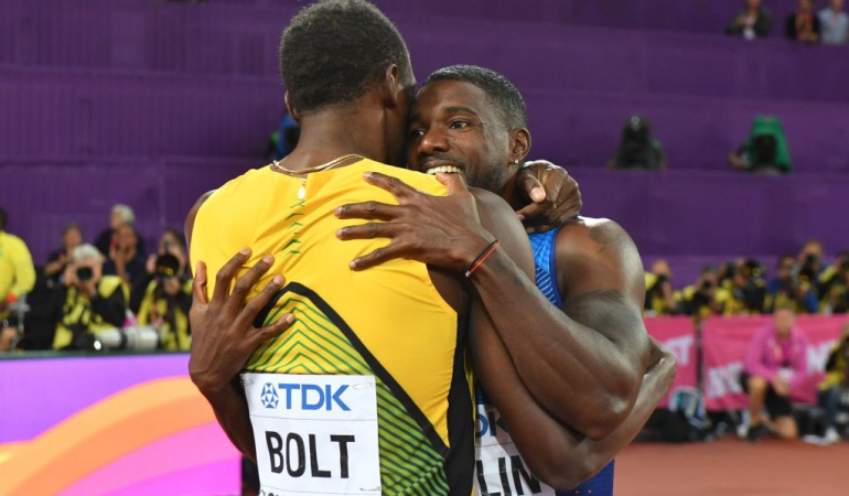 Usain Bolt Mundial de atletismo: Usain Bolt se despide de los 100 metros con derrota ante Justin Gatlin