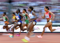 En un gran final, Tori Bowie se quedó con los 100 metros entre las mujeres
