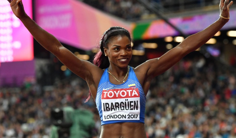 Caterine Ibargüen contenta medalla de Plata: Me voy súper contenta, no me guardé nada para el mañana: Caterine Ibargüen
