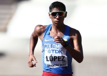Luis Fernando López no pudo terminar la última prueba de su carrera deportiva