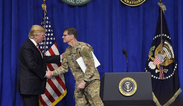 Trump en el Departamento de Defensa de los EE.UU.