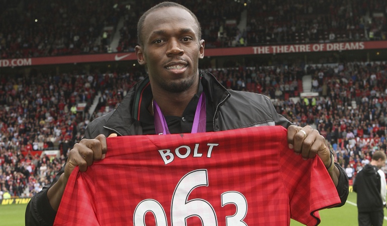 Usain Bolt Manchester United Barcelona: Usain Bolt cumplirá su sueño de jugar con el Manchester United
