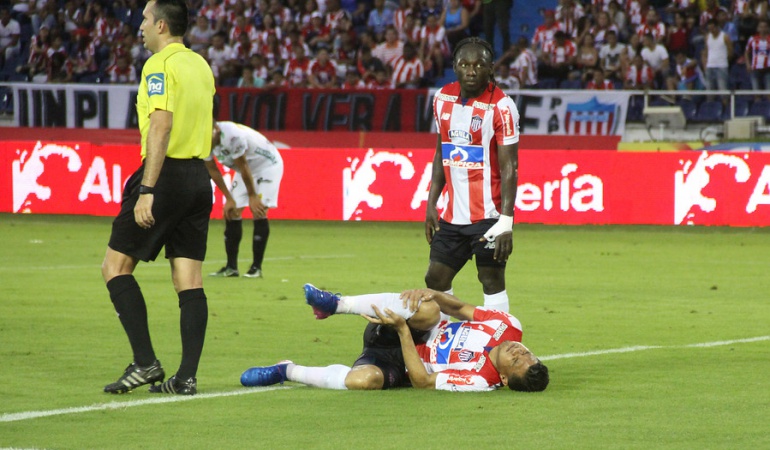 Teófilo Gutiérrez: 'Teo' Gutiérrez sufrió esguince de tobillo derecho, grado uno