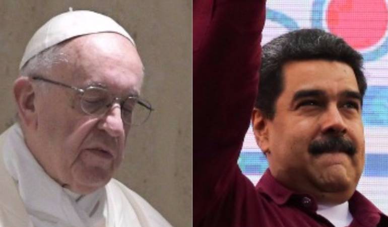 Maduro pide ayuda al papa: Maduro pide ayuda a papa Francisco "para impedir que Trump invada Venezuela"