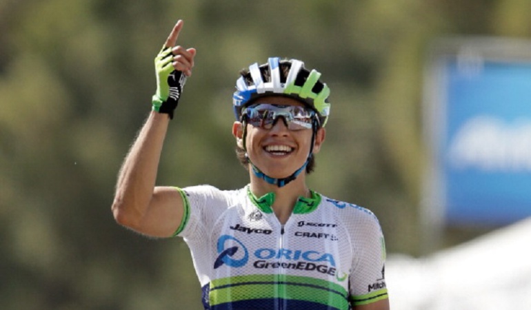 Vuelta España: Llegar en el grupo de la general es un buena señal para el futuro: Chaves