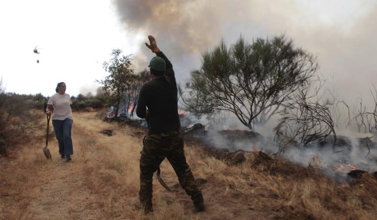 Incendio en Portugal