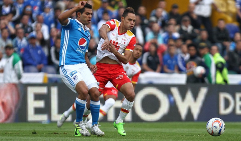 Santa Fe gana 1-0 a Millonarios y queda como líder solitario