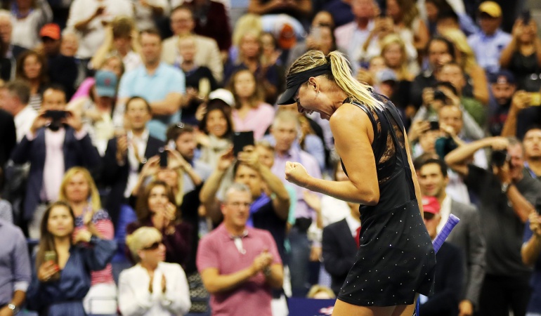 Sharapova vuelve a ganar en Grand Slam tras 15 meses de suspensión
